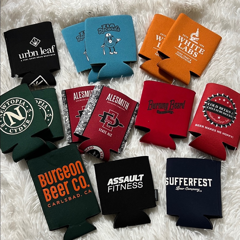 14 Beer Can Coolers coozie bundle